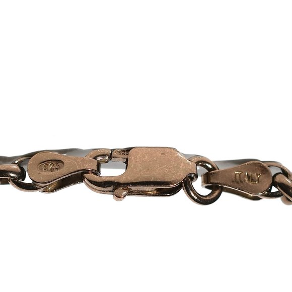 925 Silver Italian Large Amethyst Tree Of Life 20" Necklace - Picture 6 of 8